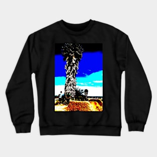 Huntington Harbor Bike Jumps Polarized Crewneck Sweatshirt